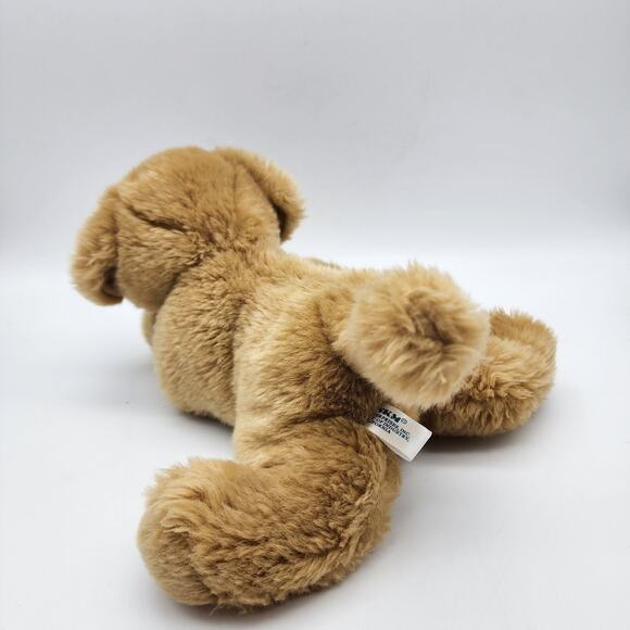 SKM Lab Golden Retriever Puppy Dog Plush 10" Brown Floppy Stuffed Animal Toy - Picture 6 of 10